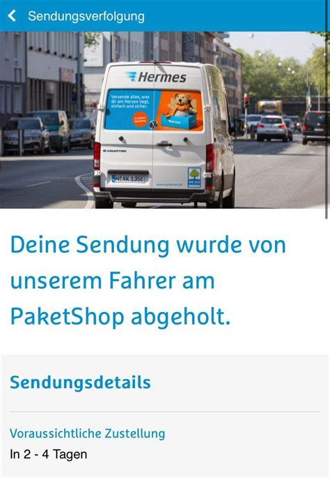 Hermes paketshop abgeholt